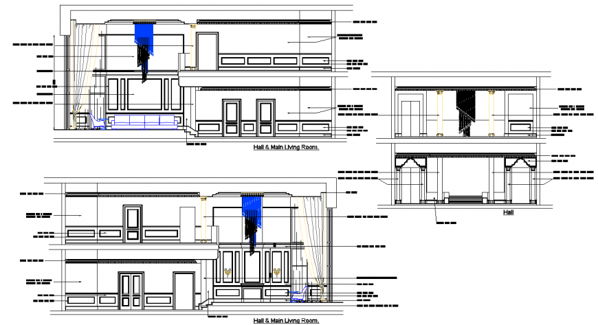 The House Plan Detail Of Dwg File Cadbull